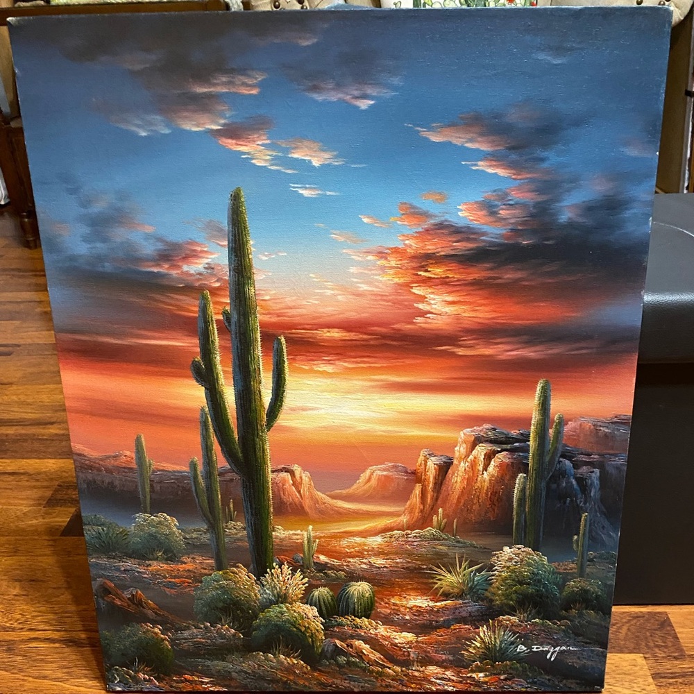 Duggan desert paintings. Stunning